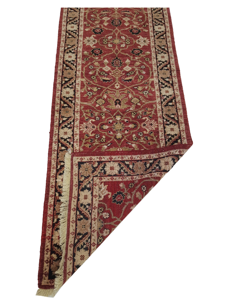 Pacific Ziegler 33828 Red Black Transitional Hand Knotted Rug