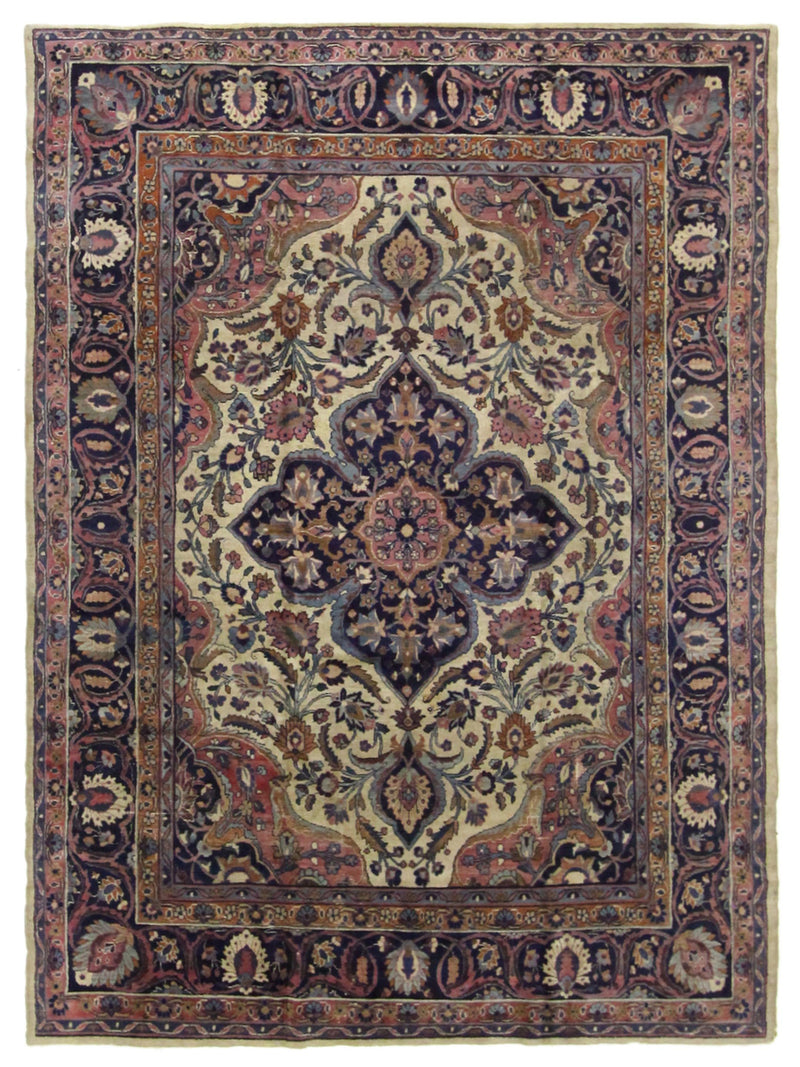 Fasa Antique Dorokhsh Ivory Indigo Traditional