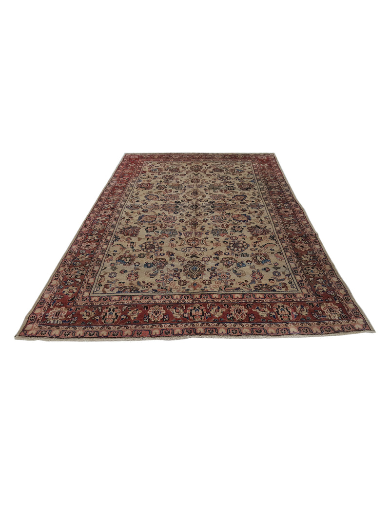 Pacific Mahal 33951 Ivory Rust Traditional Hand Knotted Rug