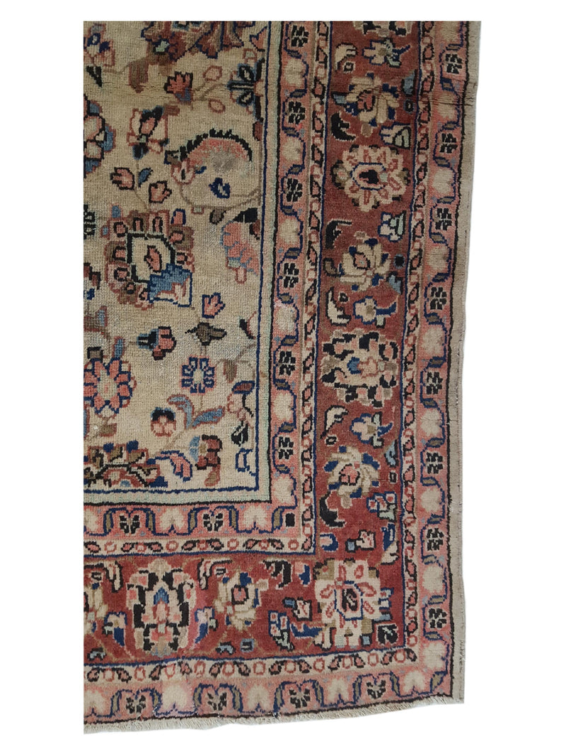 Pacific Mahal 33951 Ivory Rust Traditional Hand Knotted Rug