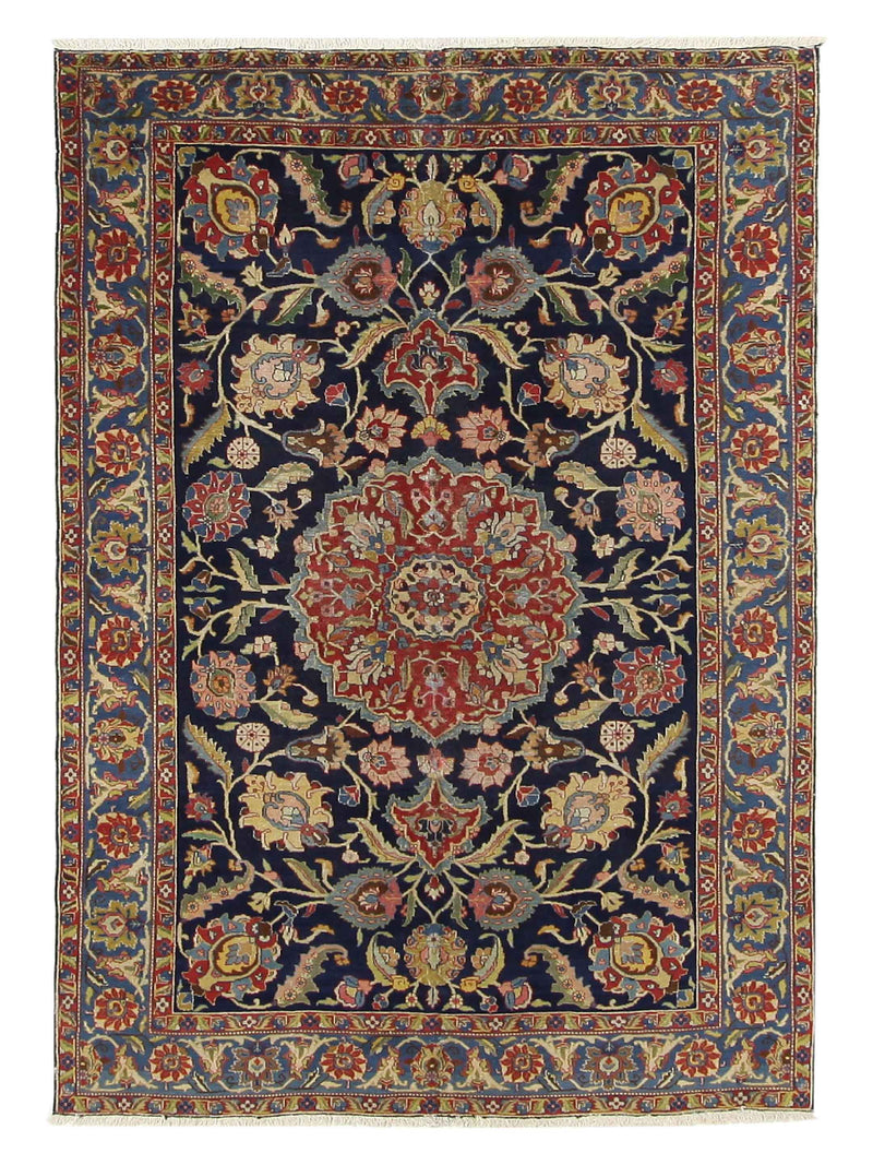 Fasa Antique Tabriz Indigo Purple Traditional