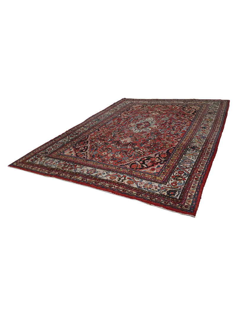 Pacific Mahal 34001 Rust Ivory Traditional Hand Knotted Rug