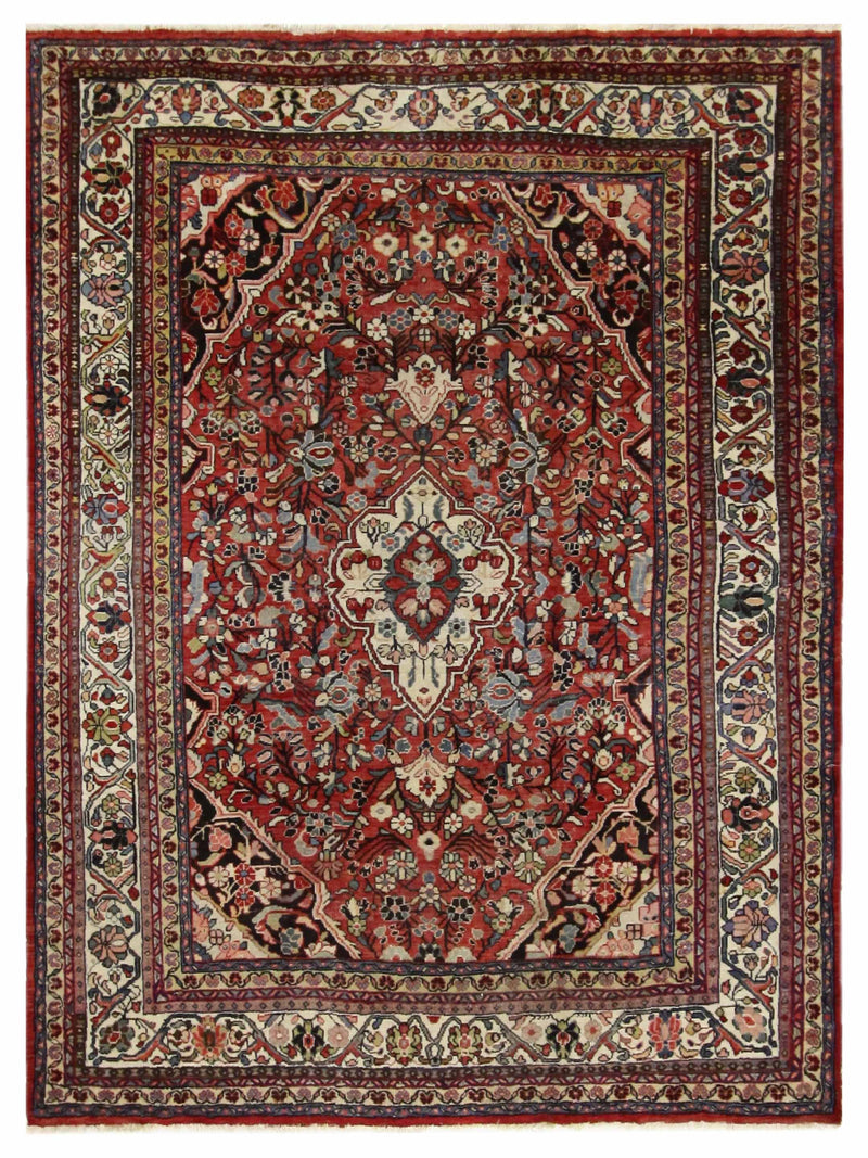 Pacific Mahal Rust Ivory Traditional