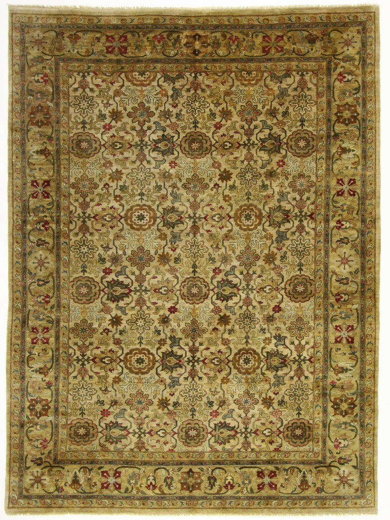 Pacific Loom 35390 Ivory Gold Traditional Hand Knotted Rug