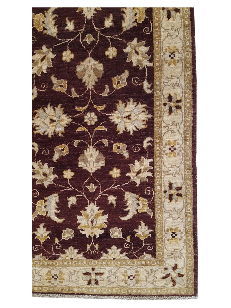 Pacific Ziegler 35414 Brown Gold Transitional Hand Knotted Rug