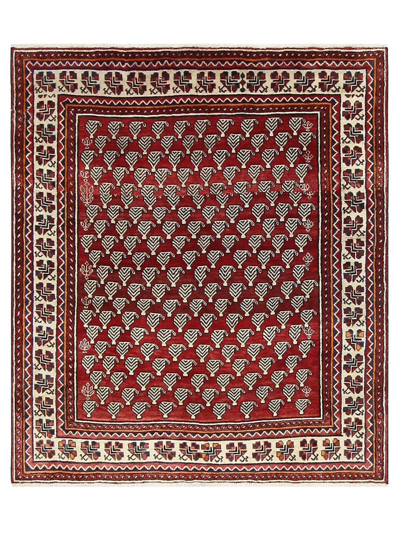 Pacific Bakhtiyari Red Ivory Traditional