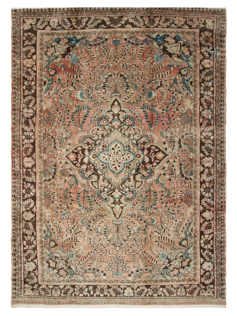 Pacific Lilian Peach Brown Traditional