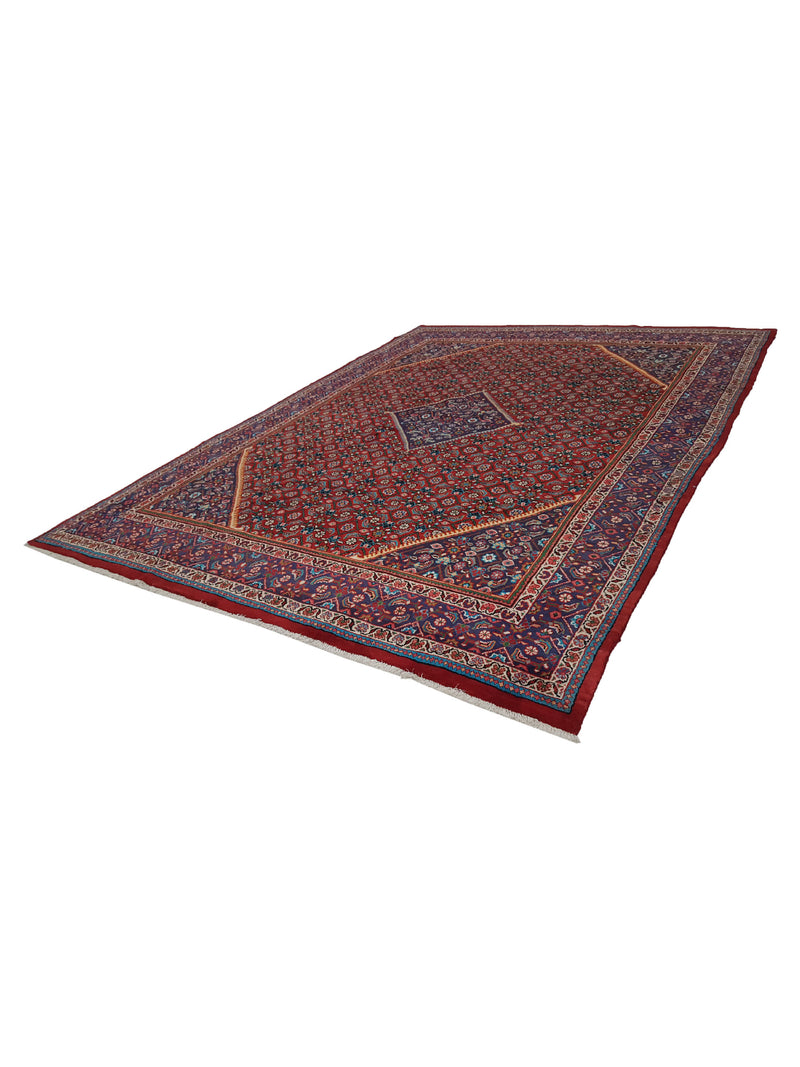 Pacific Mahal 35468 Red Navy Traditional Hand Knotted Rug