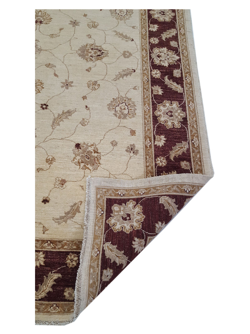 Pacific Ziegler 35602 Gold Brown Transitional Hand Knotted Rug