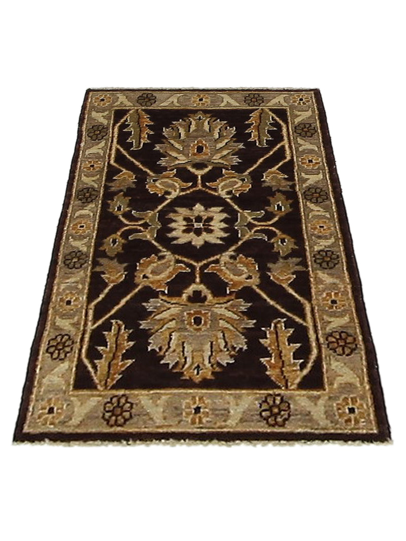 Pacific Ziegler 36147 Brown Lt.Brown Transitional Hand Knotted Rug