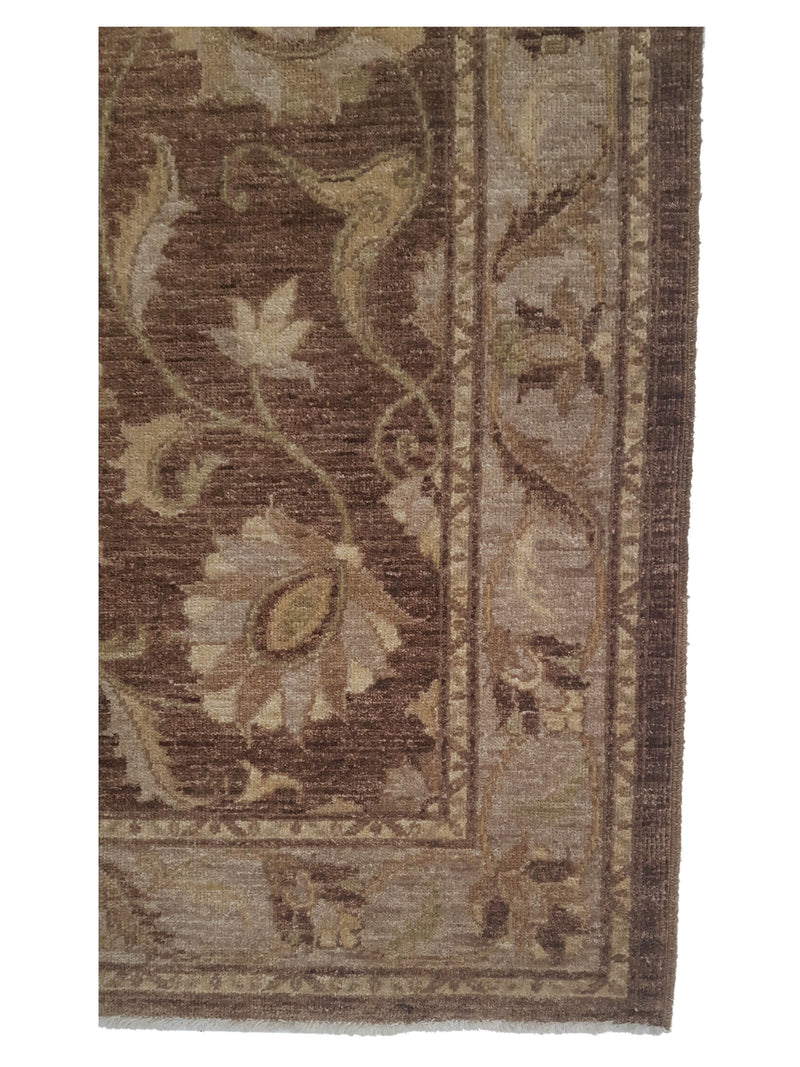 Pacific Ziegler 36147 Brown Lt.Brown Transitional Hand Knotted Rug
