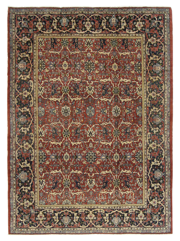 Fasa Antique Tabriz  Burgundy Burgundy Traditional