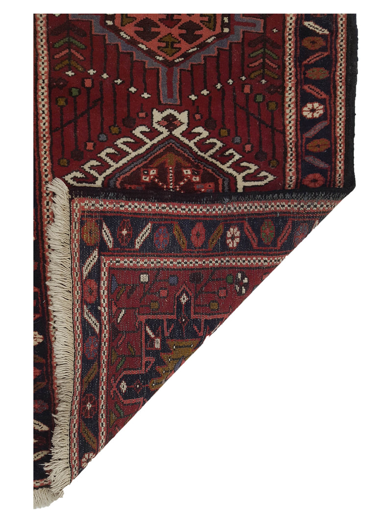 Pacific Heriz 36188 Burgundy Burgundy Traditional Hand Knotted Rug