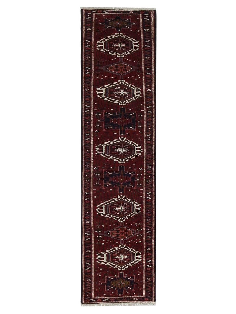 Pacific Heriz Burgundy Burgundy Traditional