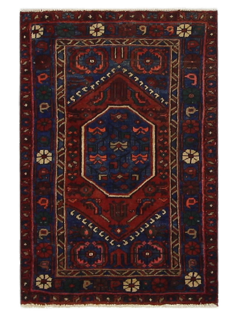 Fasa Antique Karajah  Rust Blue Traditional