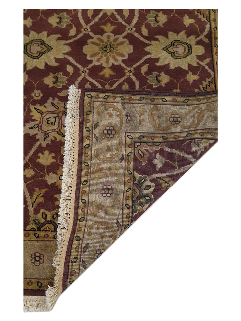 Pacific Serene 36876 Brown Gold Traditional Hand Knotted Rug