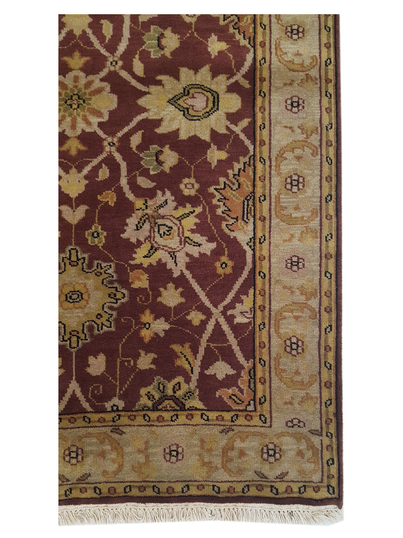 Pacific Serene 36876 Brown Gold Traditional Hand Knotted Rug