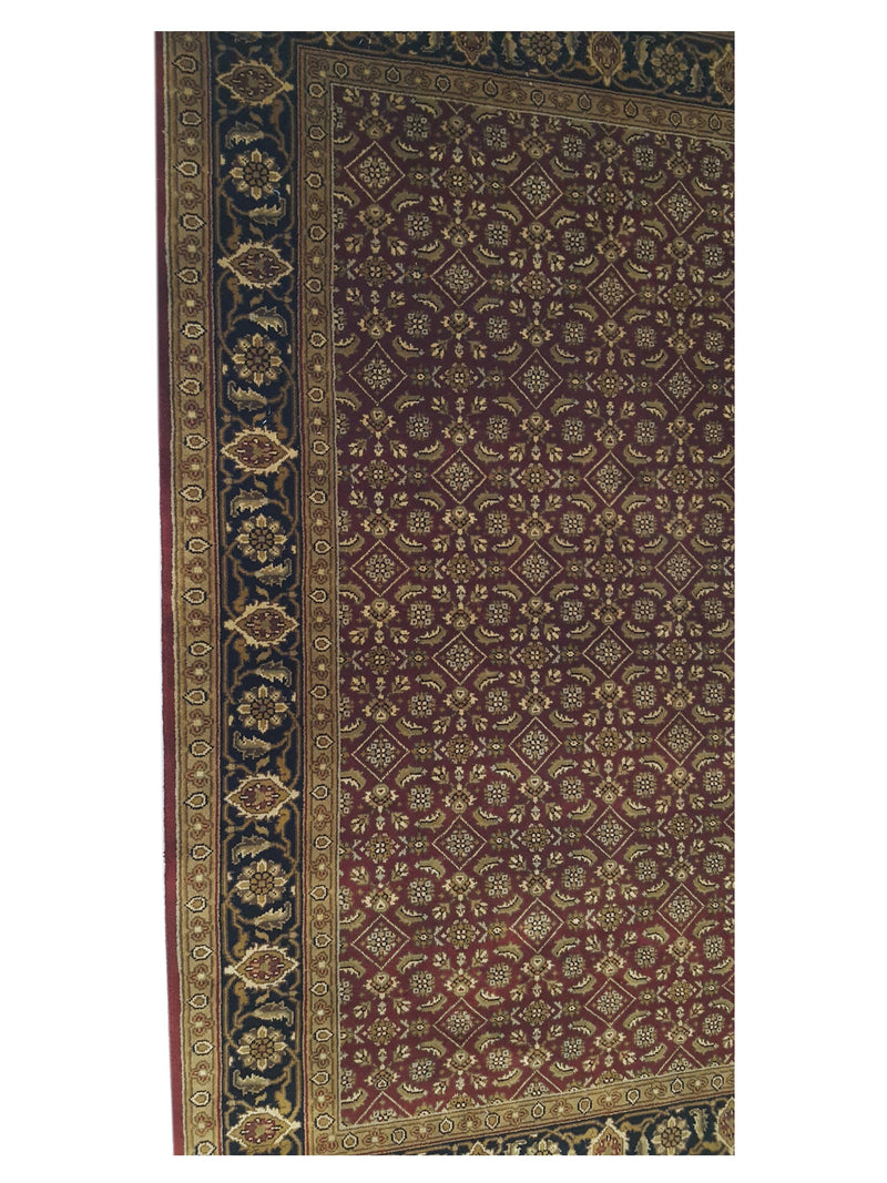 Pacific Serene 36908 Red Black Traditional Hand Knotted Rug