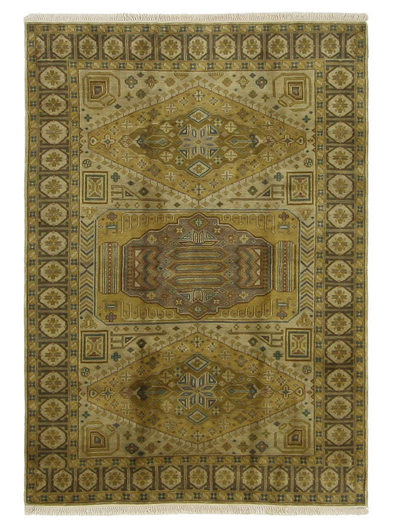 Pacific Tribal Gold Brown Traditional