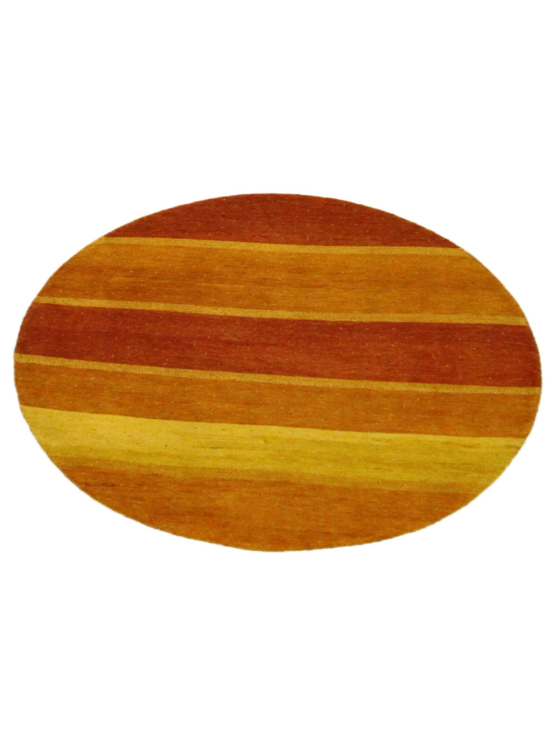 Pacific Gabbeh-In 36991 Orange Orange Transitional Hand Knotted Rug