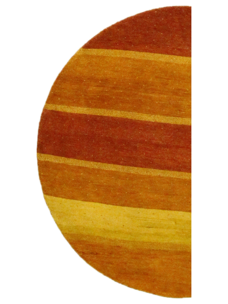 Pacific Gabbeh-In 36991 Orange Orange Transitional Hand Knotted Rug