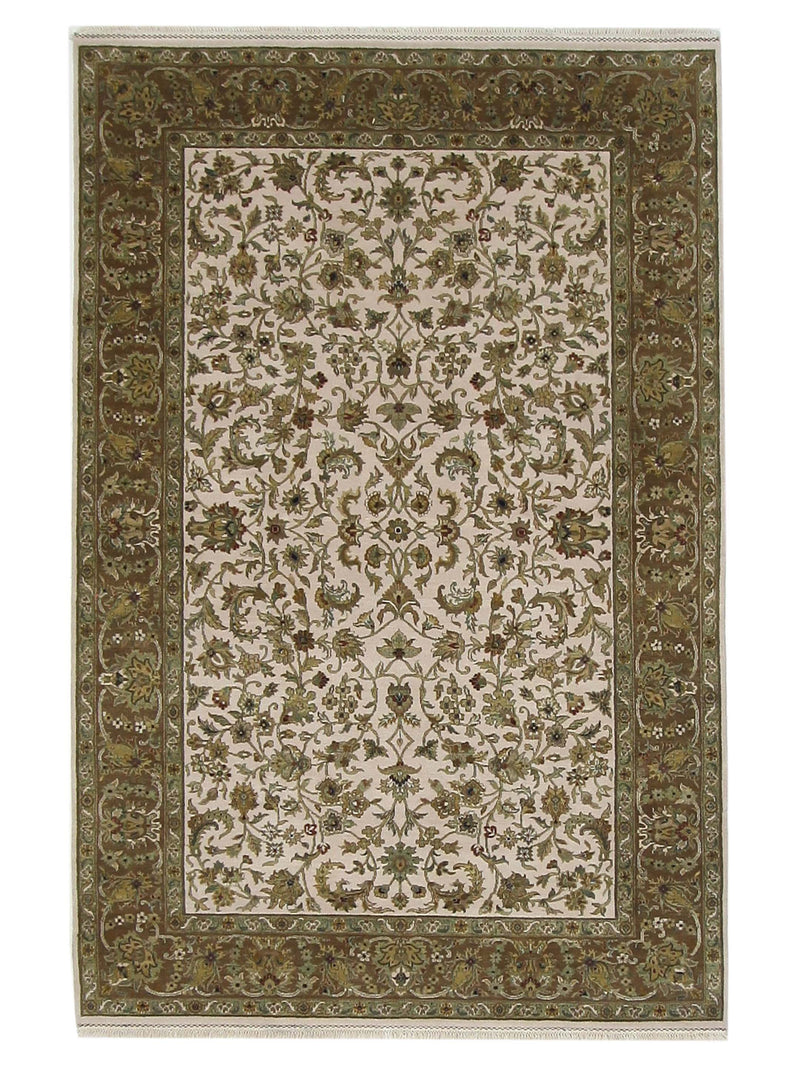 Pacific Crown Ivory Brown Traditional