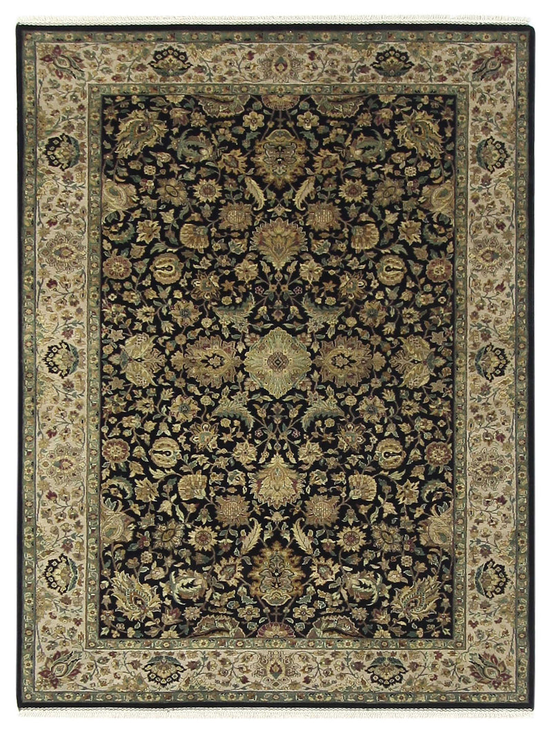 Pacific Crown Black Beige Traditional
