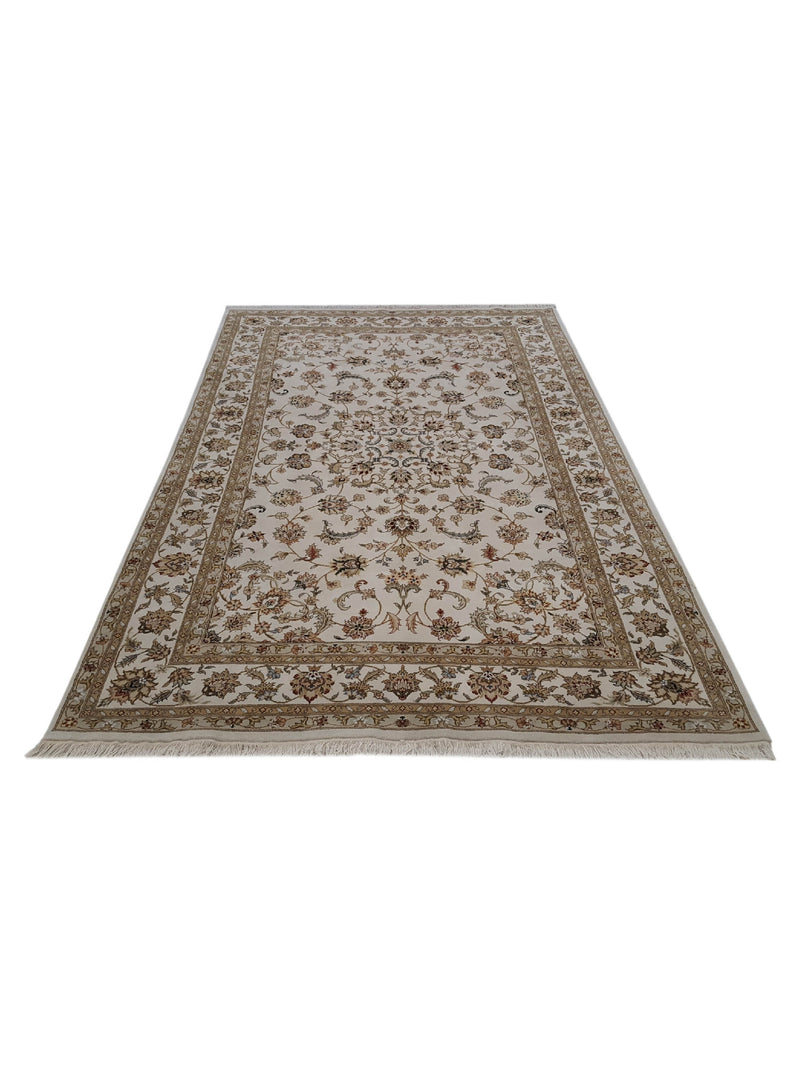 Pacific Classic 37088 Ivory Ivory Traditional Hand Knotted Rug