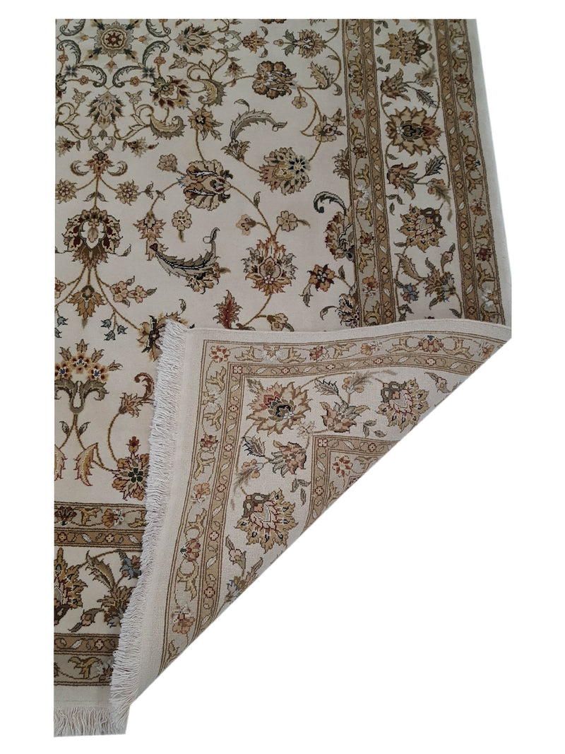 Pacific Classic 37088 Ivory Ivory Traditional Hand Knotted Rug