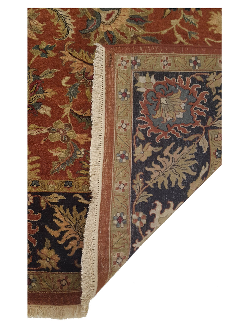 Pacific Maharaja 37235 Red Black Traditional Hand Knotted Rug