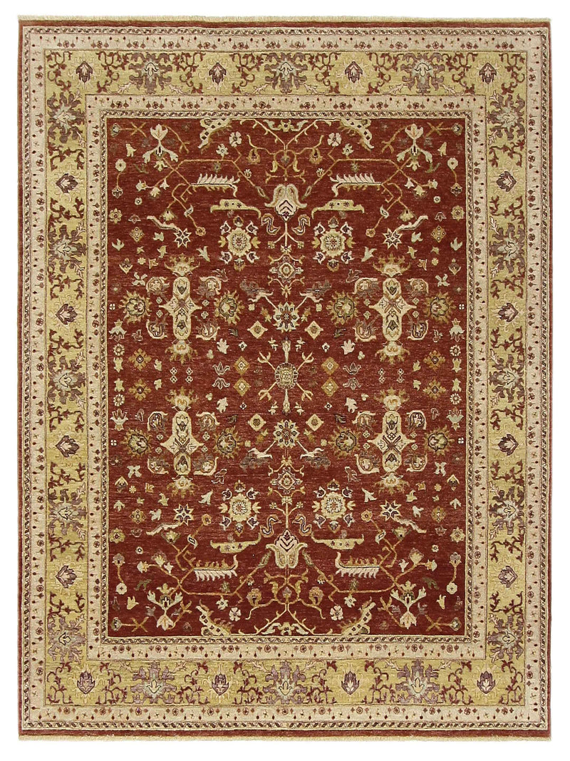 Pacific Maharaja Rust Green Traditional