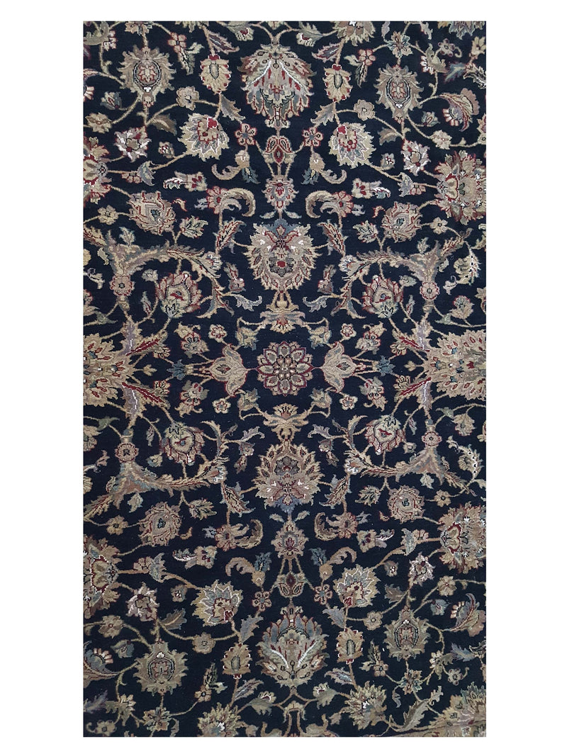 Pacific Crown 37452 Black Black Traditional Hand Knotted Rug