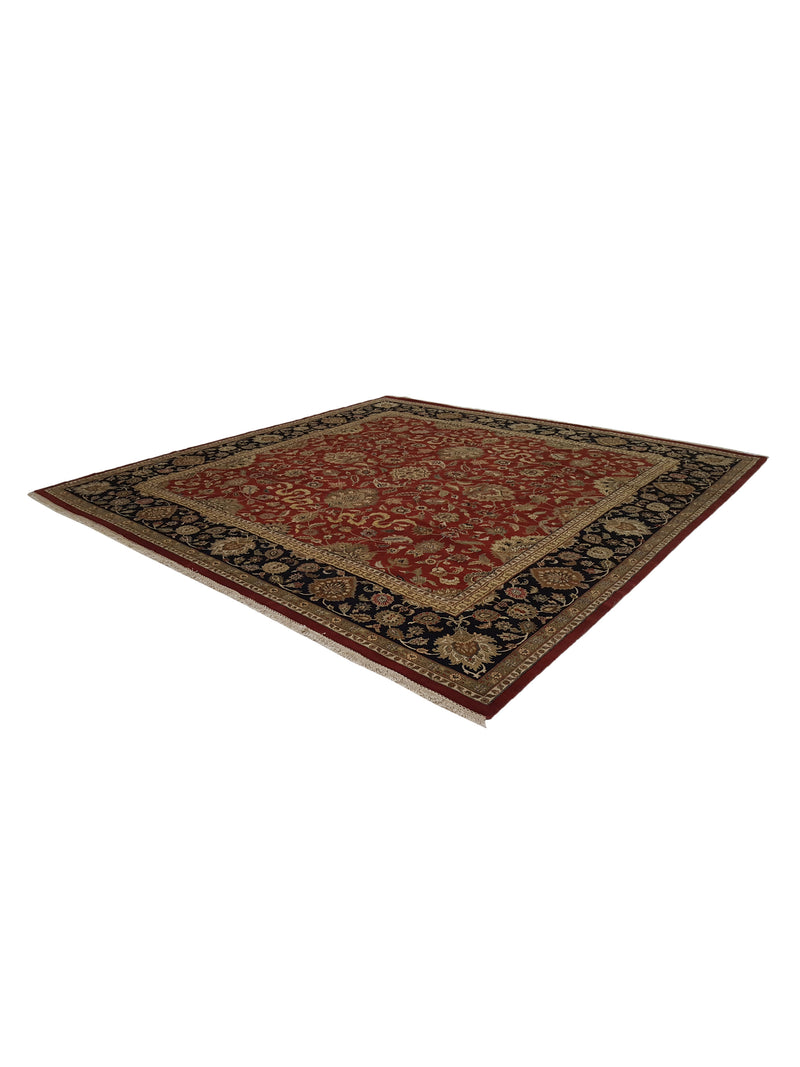 Pacific Crown 37519 Red Black Traditional Hand Knotted Rug