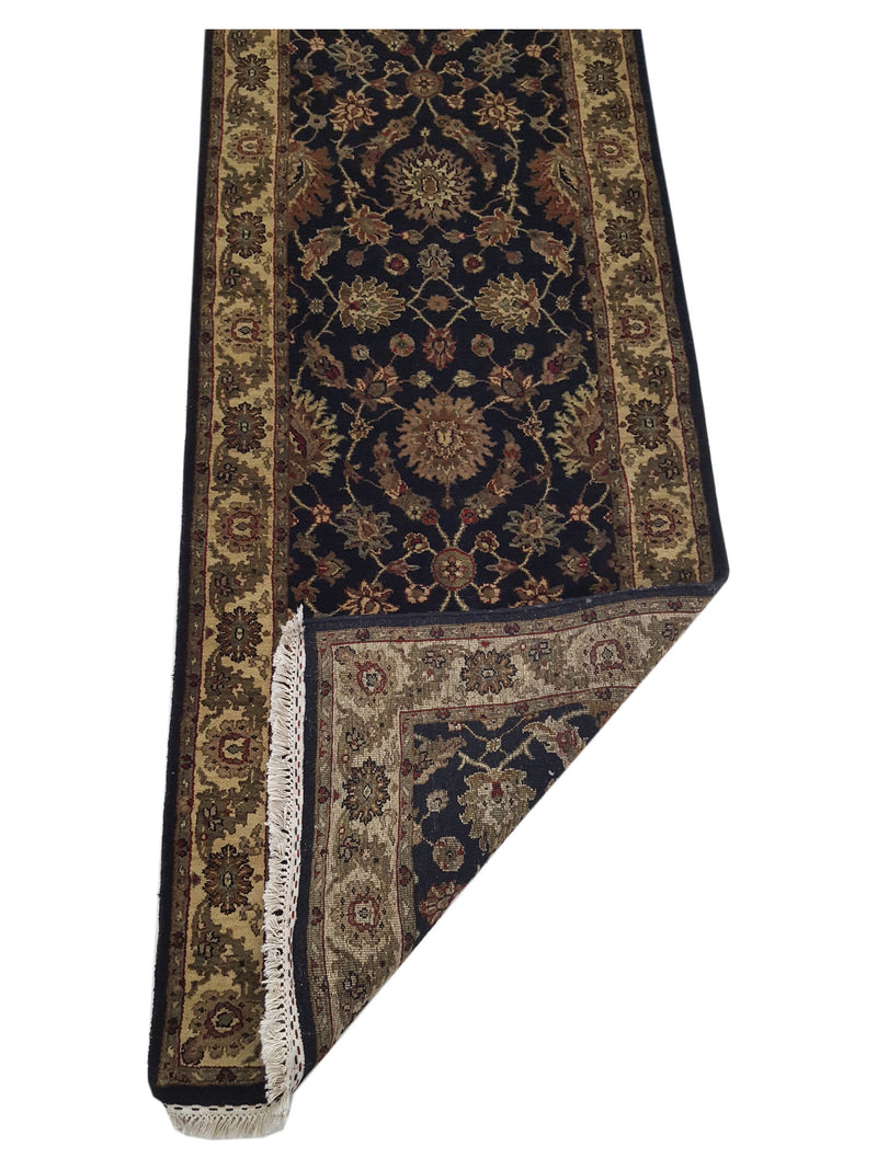 Pacific Crown 37557 Black Ivory Traditional Hand Knotted Rug