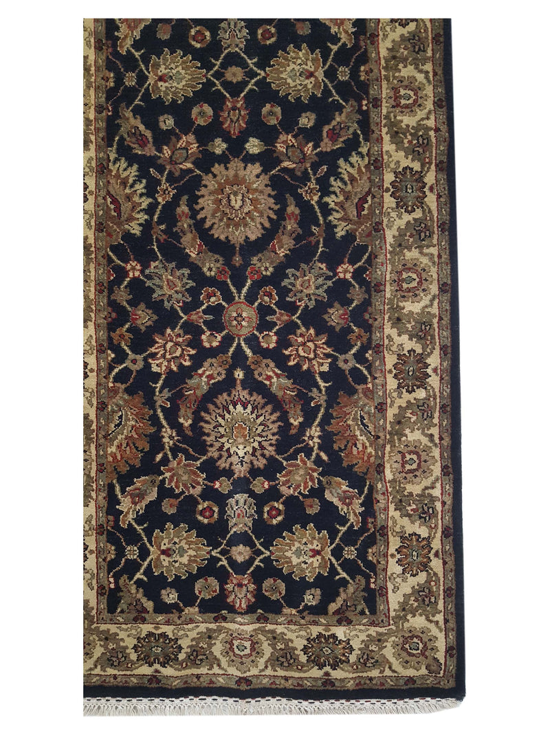 Pacific Crown 37557 Black Ivory Traditional Hand Knotted Rug