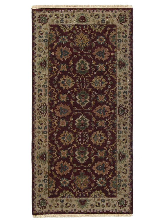 Pacific Summak  Burgundy Beige Traditional