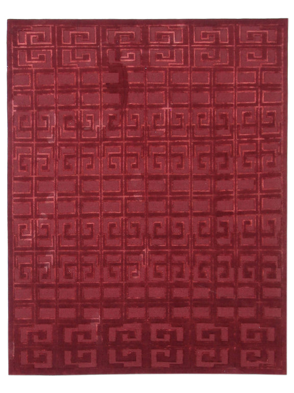 Pacific Wool and 40% Silk  Burgundy Burgundy Modern