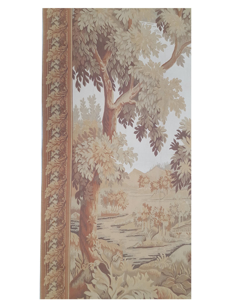 Pacific Tapestry 38064 Ivory Cream Tapestry Hand Knotted Rug