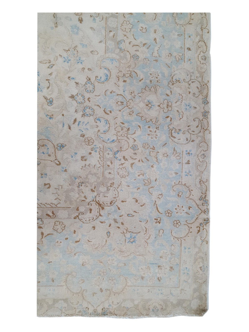 Pacific Kerman 38369 Beige Beige Traditional Hand Knotted Rug