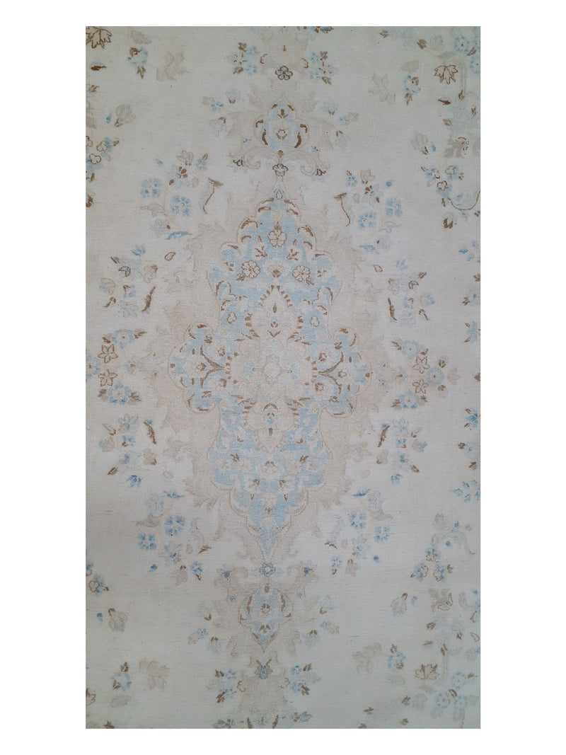 Pacific Kerman 38369 Beige Beige Traditional Hand Knotted Rug