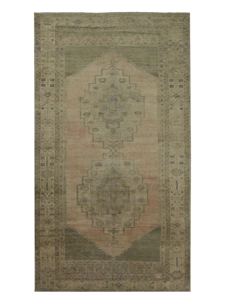 Fasa Antique Ushak Coral Brown Traditional