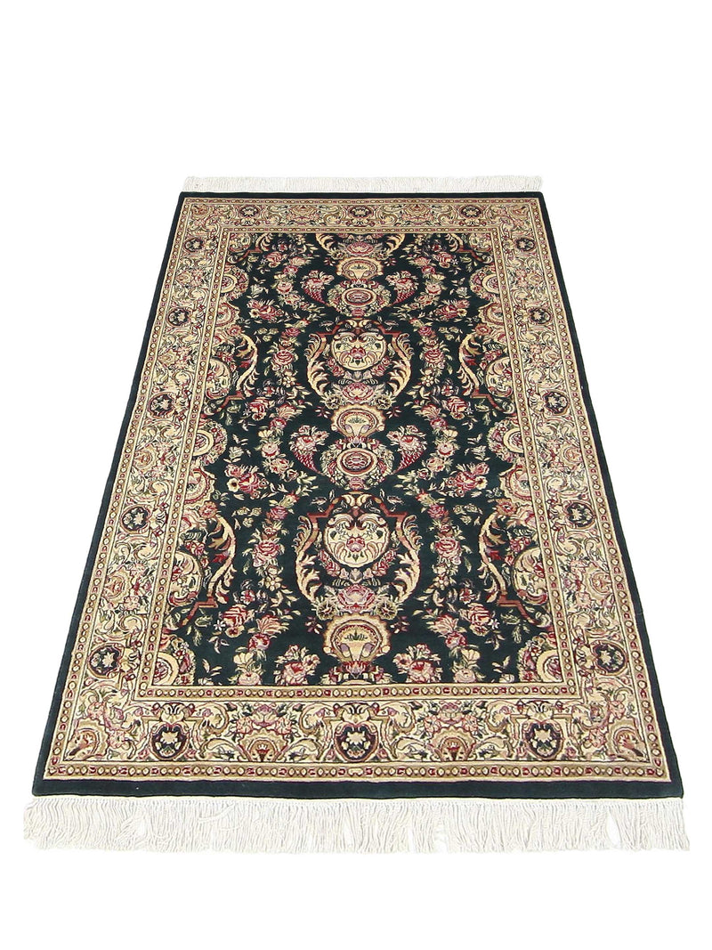 Pacific Classic 38459 Green Ivory Traditional Hand Knotted Rug