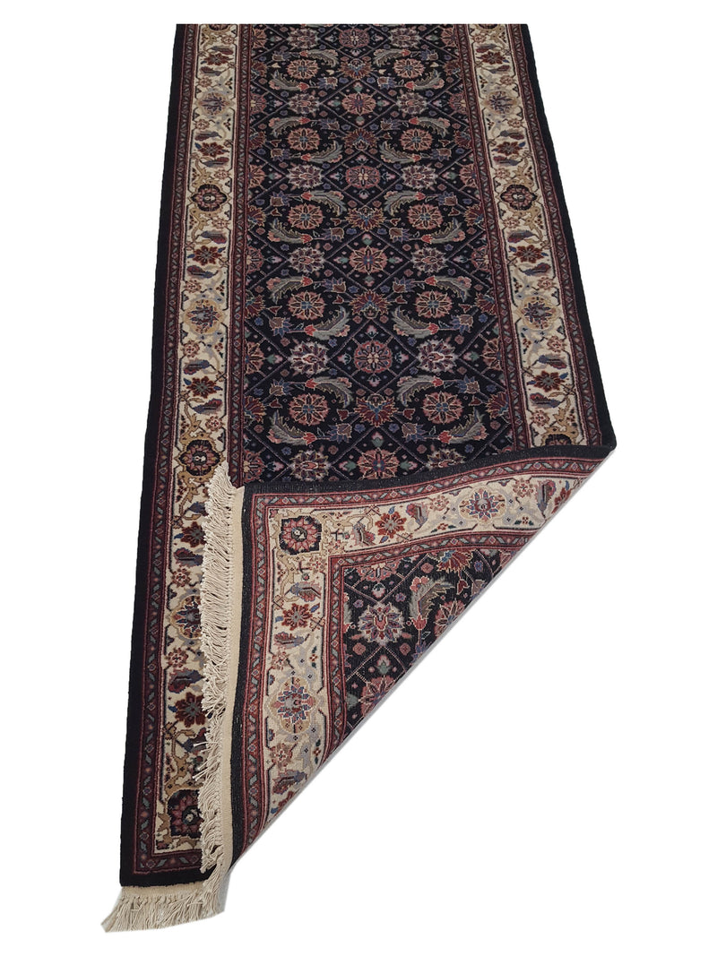 Pacific Chinese 160L 38470 Black Ivory Traditional Hand Knotted Rug