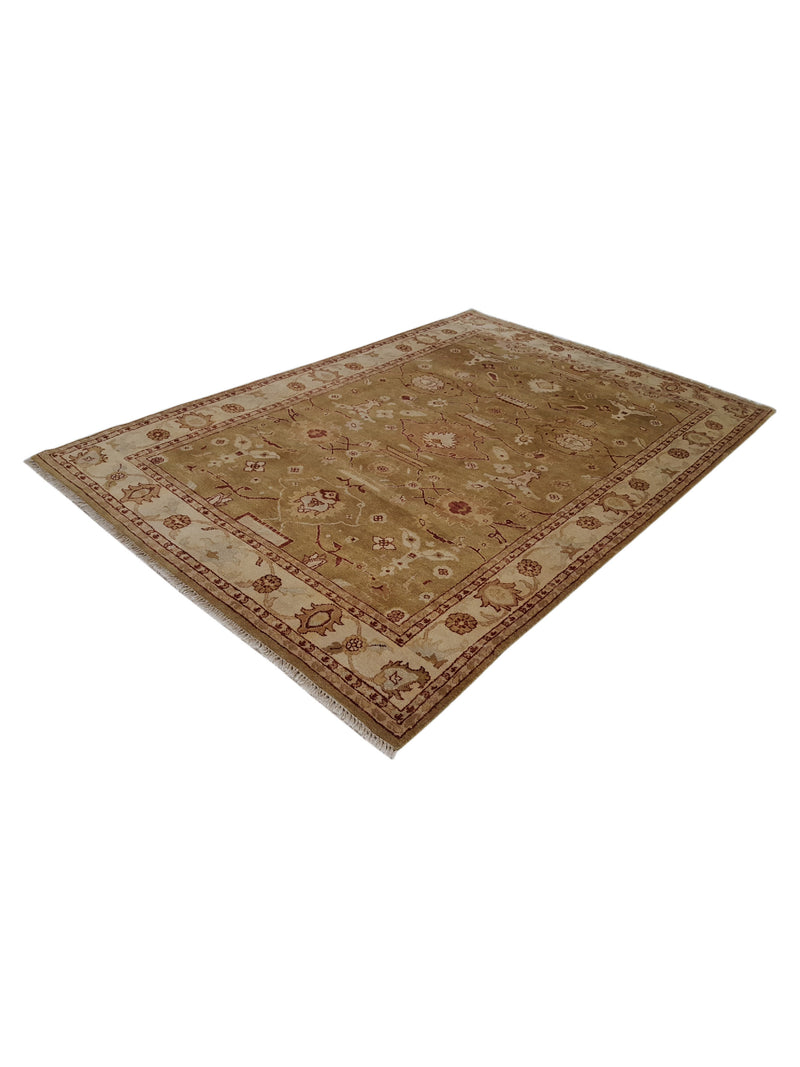 Pacific Royal 38475 Gold Gold Traditional Hand Knotted Rug