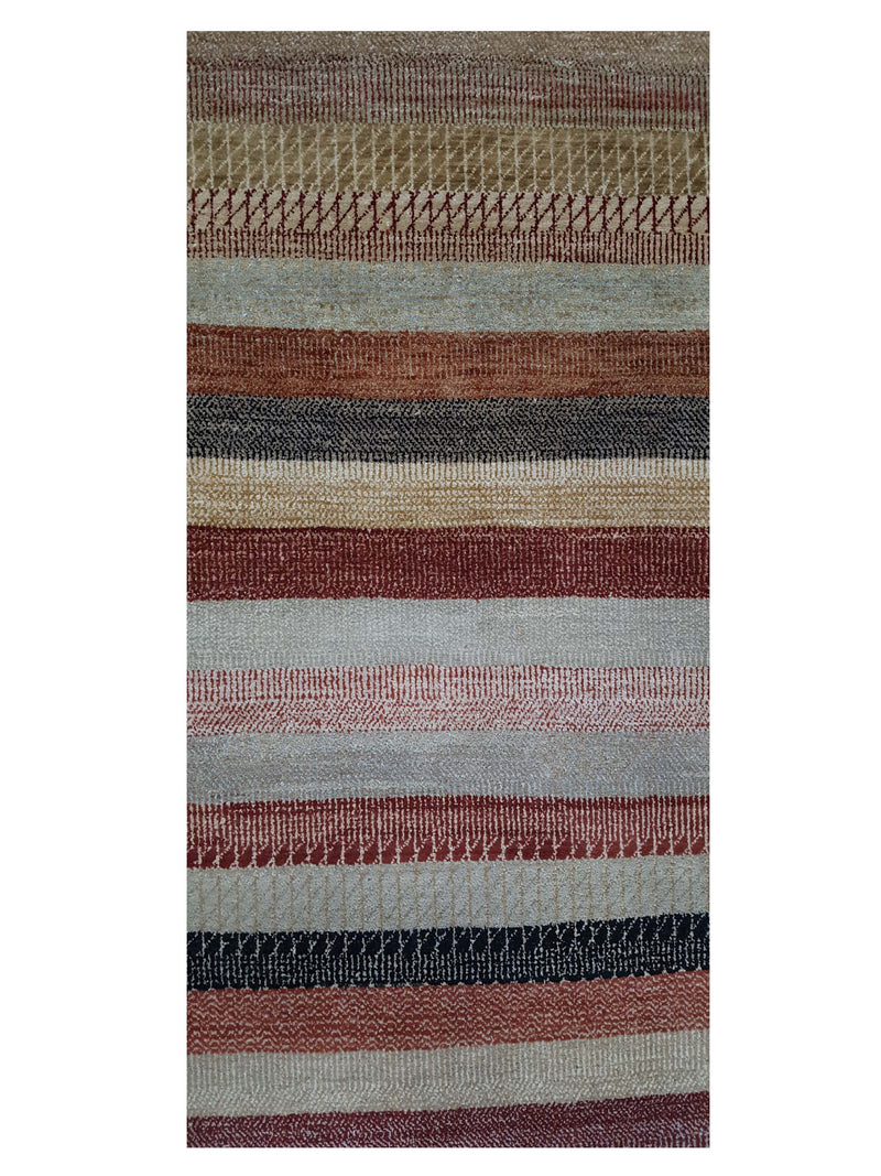 Pacific Touch 38526 Multi Multi Modern Hand Knotted Rug