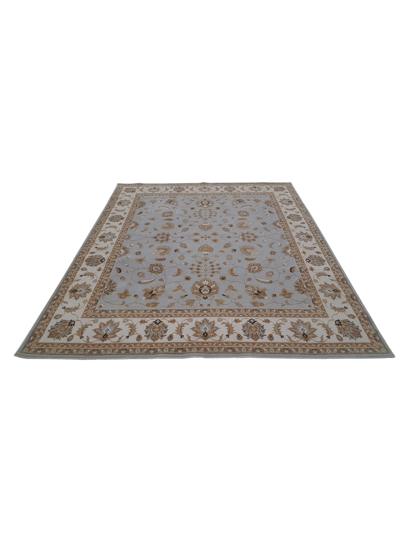 Aira Pahari 39189 Blue Ivory Traditional Wilton Rug
