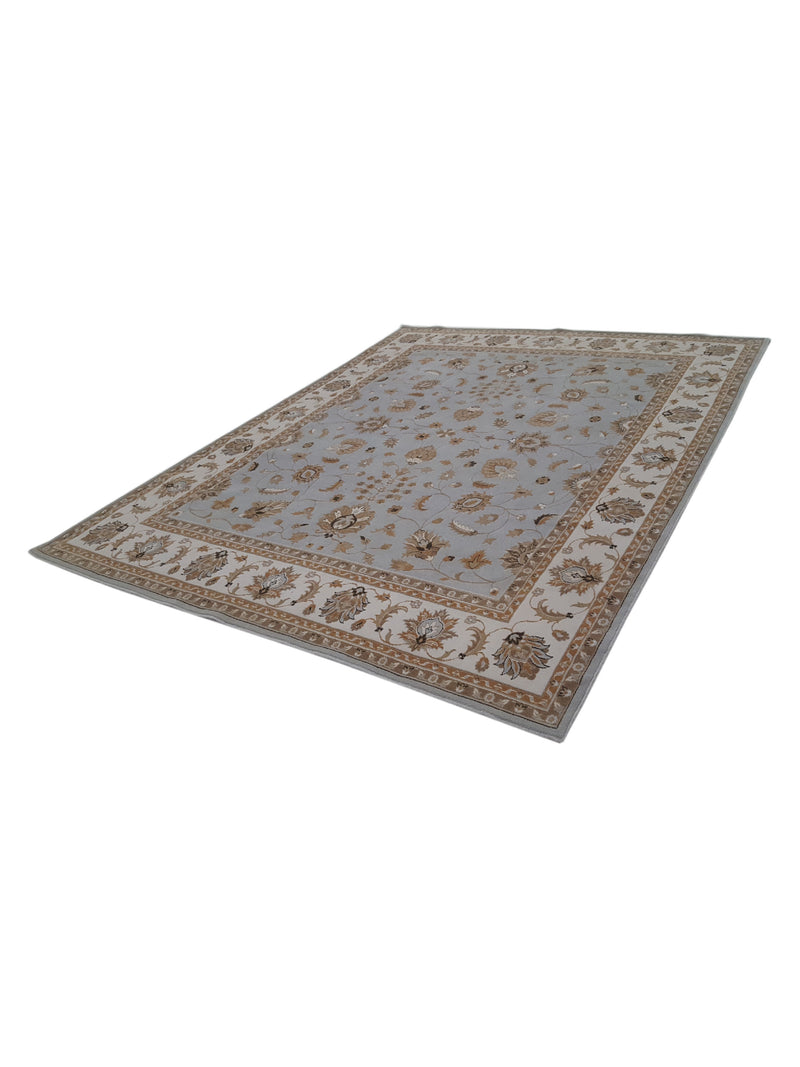 Aira Pahari 39189 Blue Ivory Traditional Wilton Rug