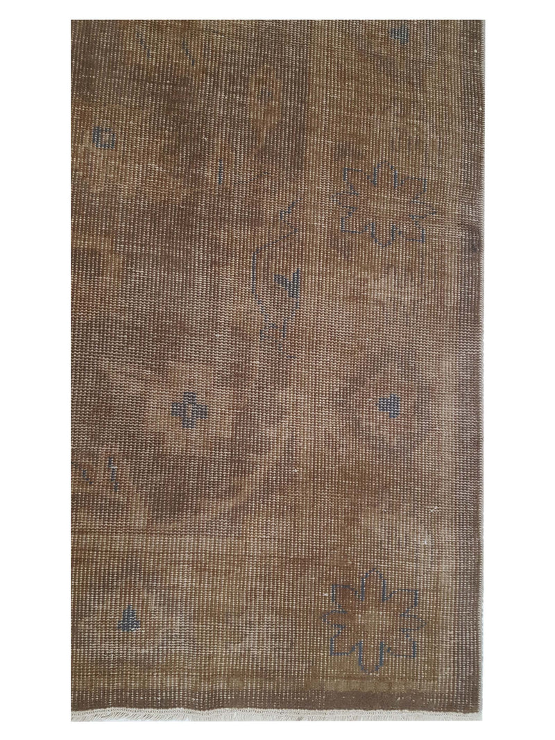 Pacific Vintage Revival 39257 Brown Brown Vintage Hand Knotted Rugs