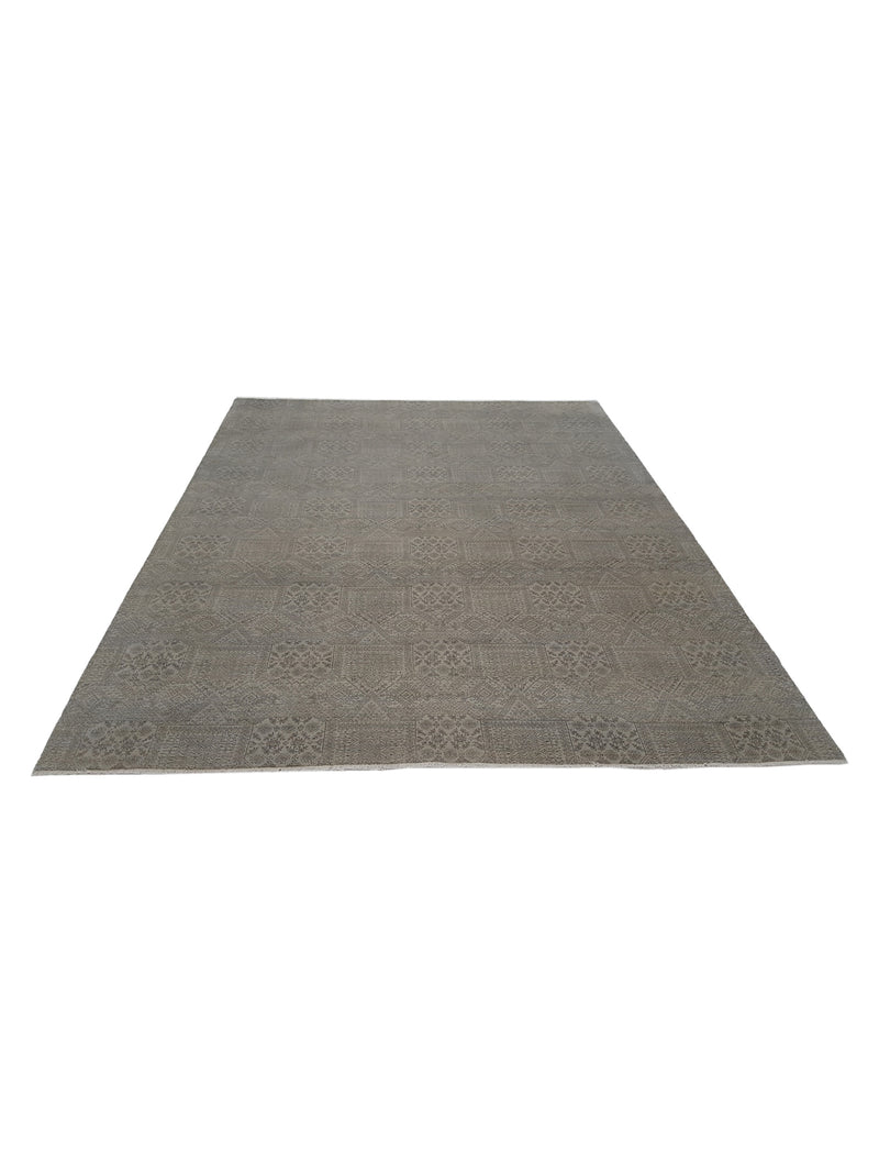 Pacific Modern 39281 Camel Grey Contemporary Hand Knotted Rug