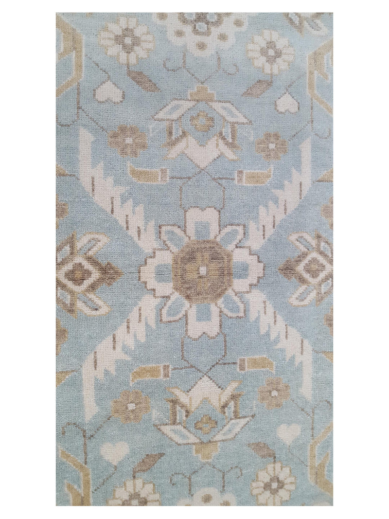 Pacific Marco 39286 Lt.Blue Ivory Transitional Hand Knotted Rug